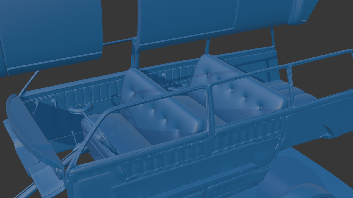 DODGE CORONET 1954 WAGON 3D PRINT MODEL