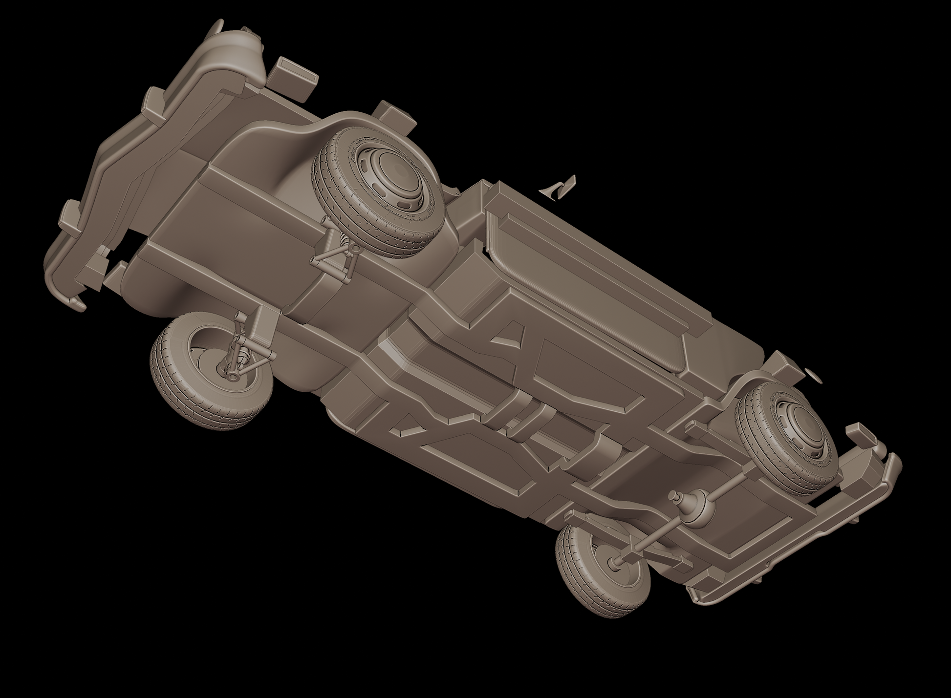STL FILE ford pinto 1973 3d print model - ARTISTIT