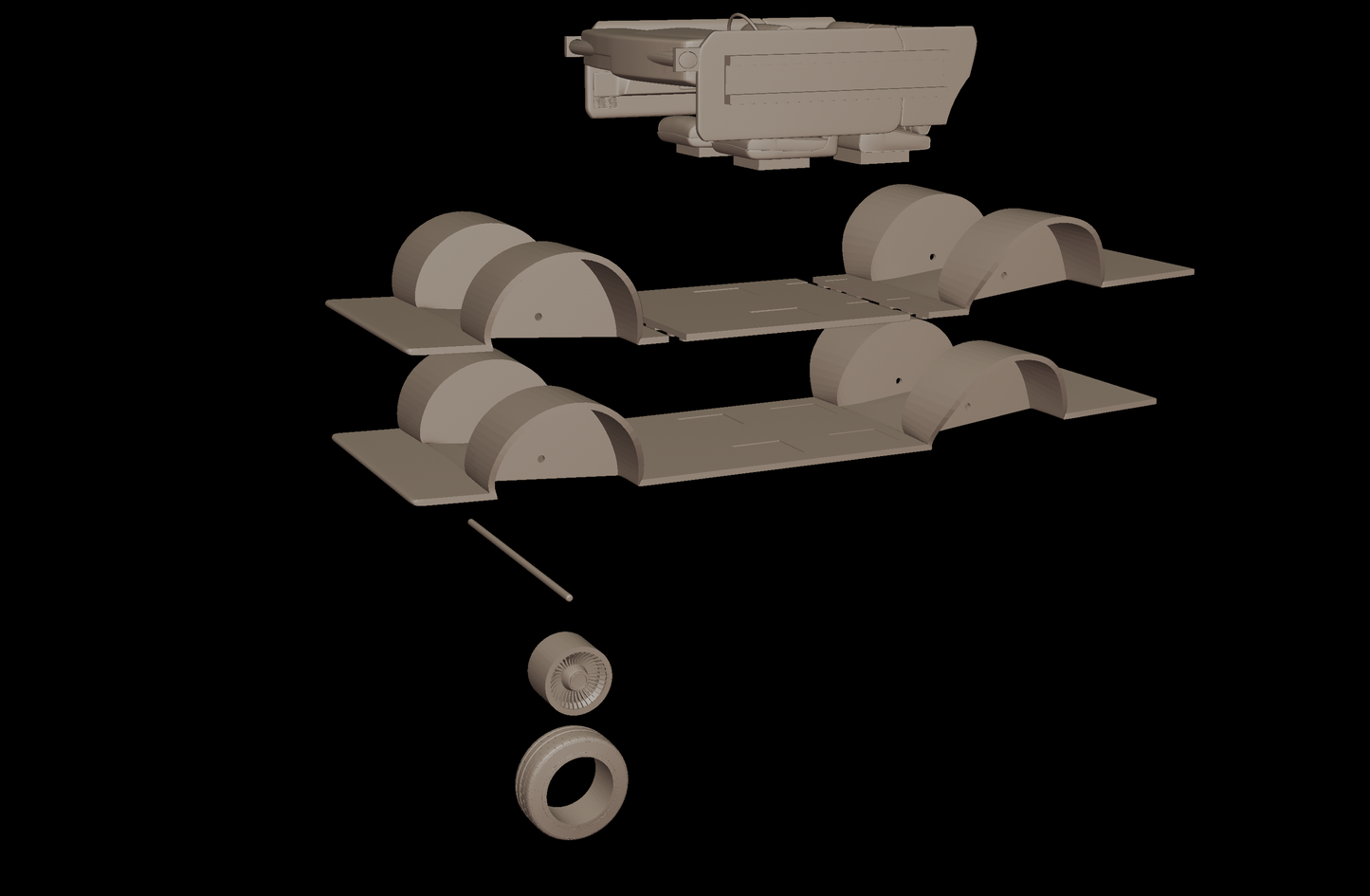 Lincoln Continental Mark V 1977 3d print model
