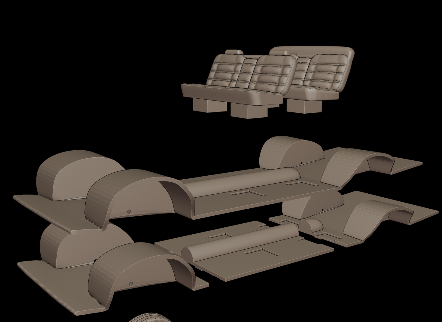 Crysler new yorker 1971 3d print model