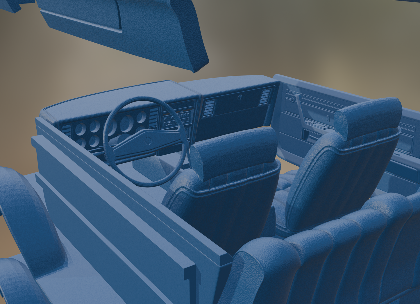 DODGE MIRADA 440 1980 3D PRINT MODEL