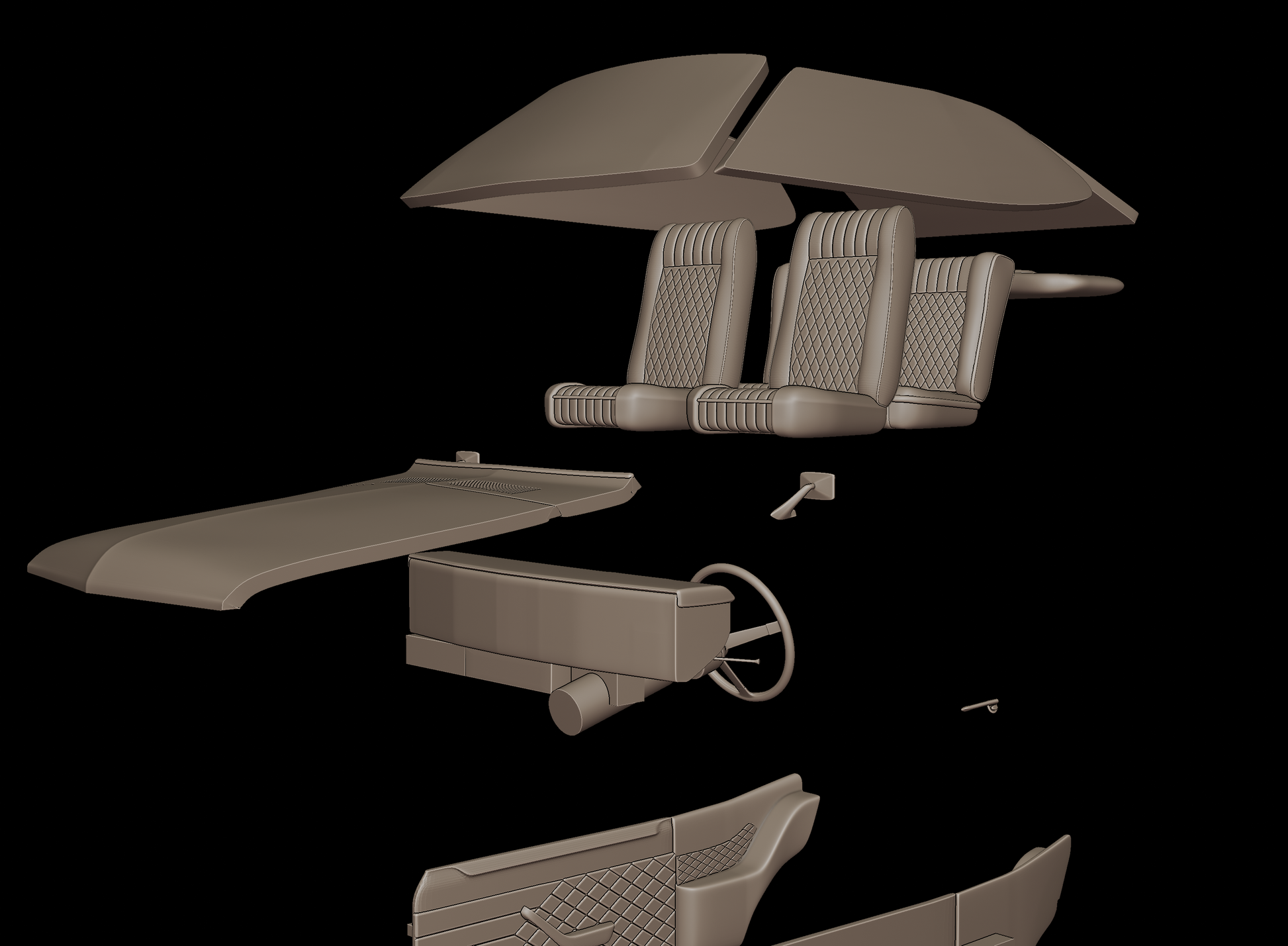 STL FILE ford pinto 1973 3d print model - ARTISTIT