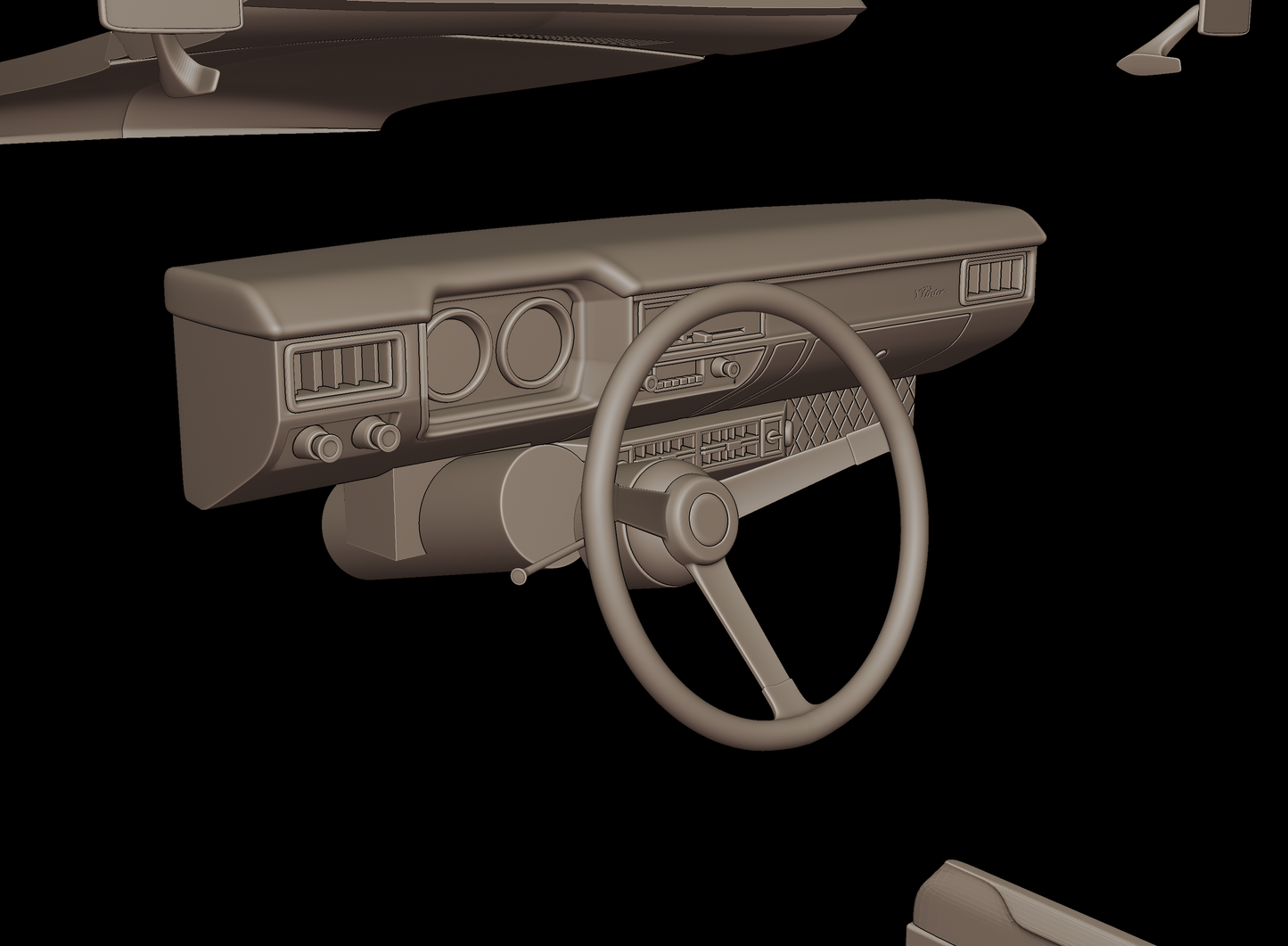 ford pinto 1973 3d print model