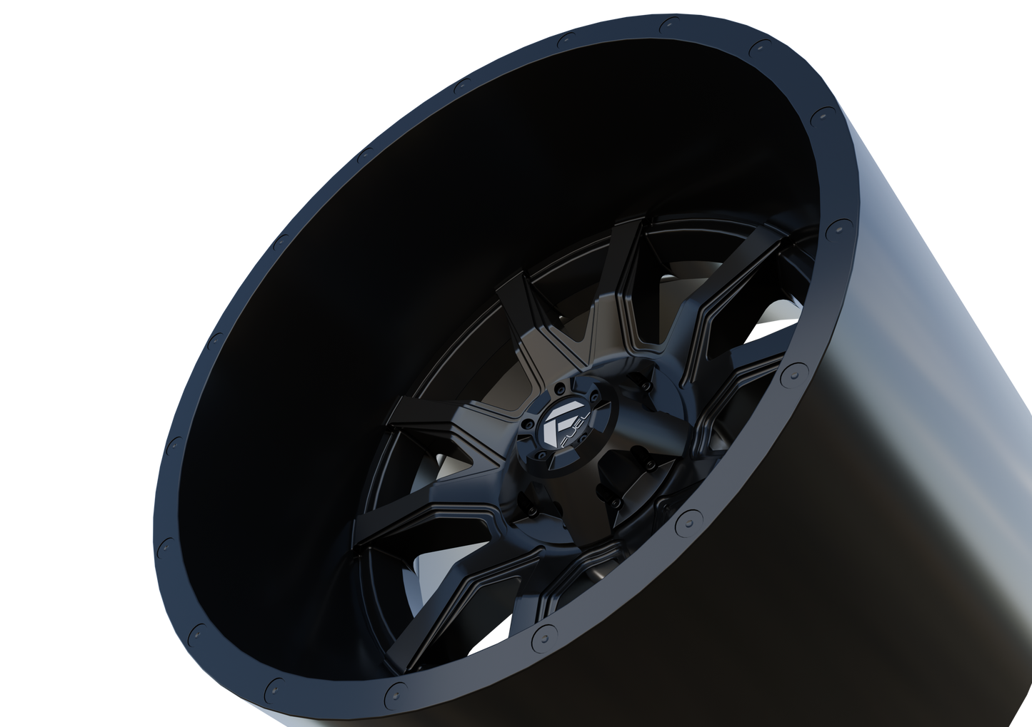 FUEL OFF-ROAD VANDAL WHEEL 3D PRINT MODEL