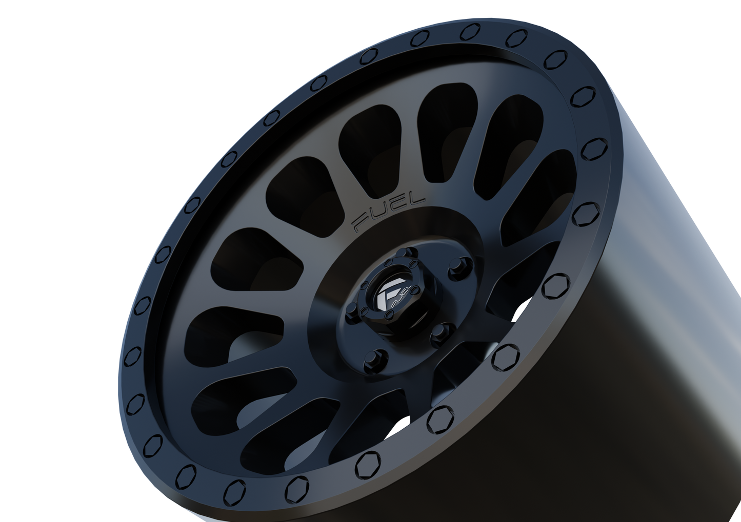 FUEL OFF-ROAD VECTOR WHEEL 3D PRINT MODEL