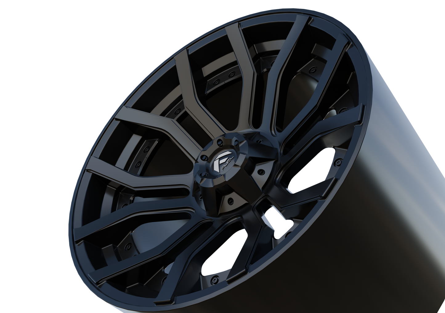 FUEL OFF-ROAD RAGE WHEEL 3D PRINT MODEL