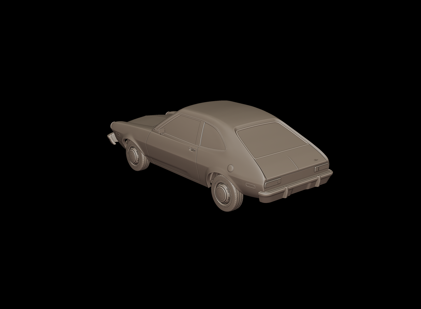 ford pinto 1973 3d print model