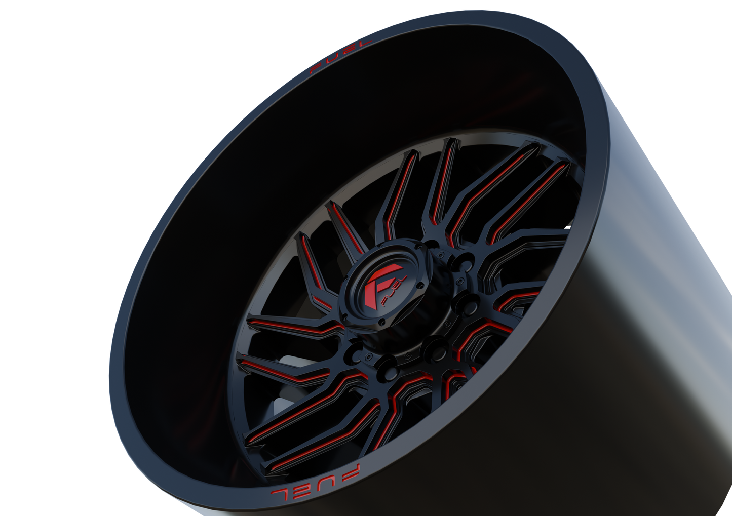 FUEL OFF-ROAD HURRICANE WHEEL 3D PRINT MODEL