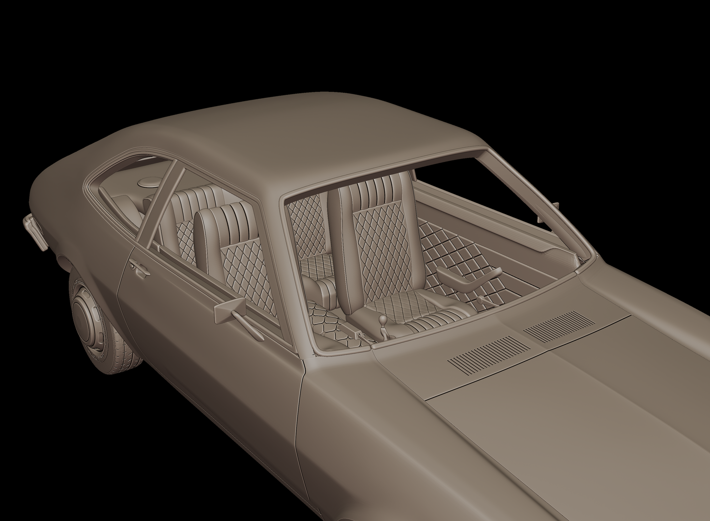 ford pinto 1973 3d print model