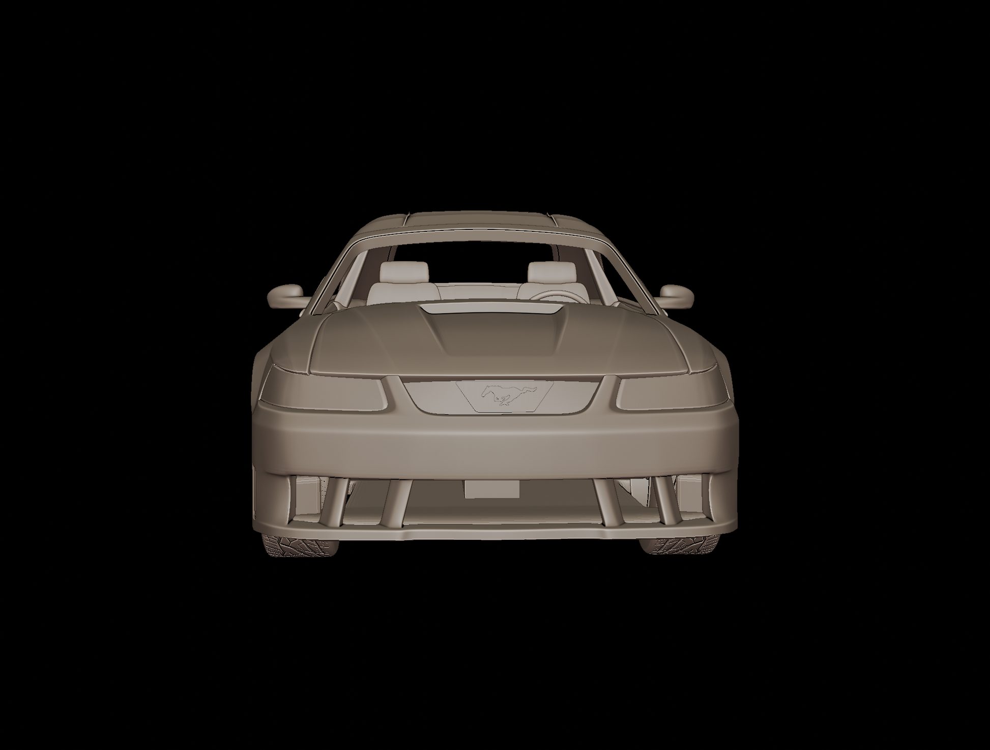 STL FILE ford mustang saleen 2001 3d print model - ARTISTIT