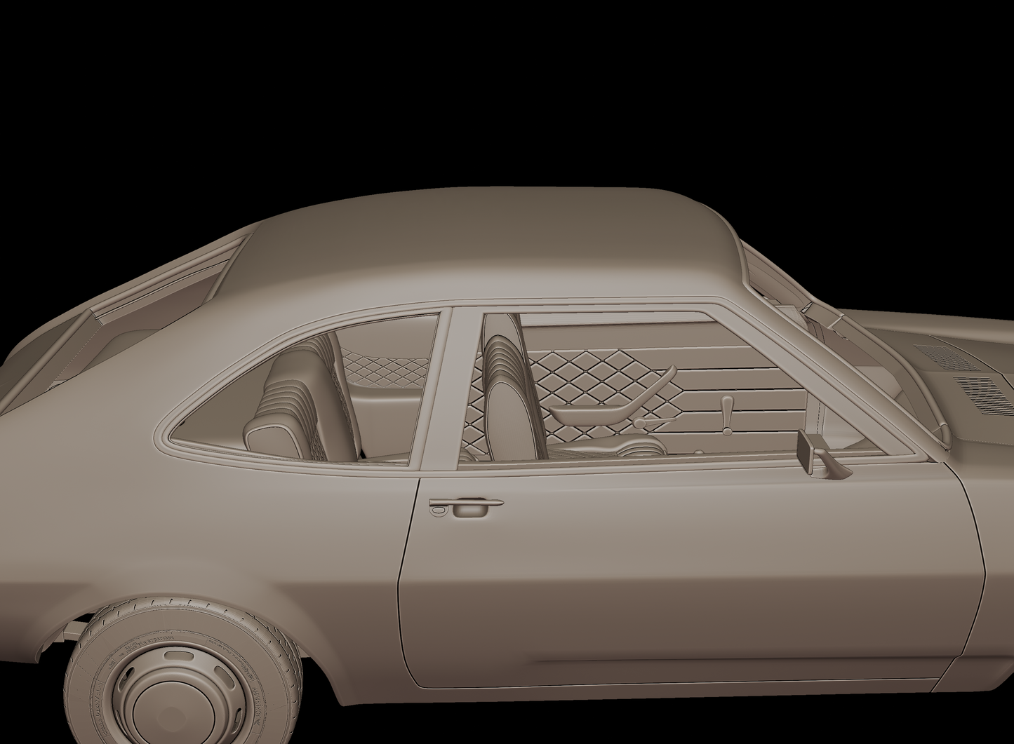 ford pinto 1973 3d print model