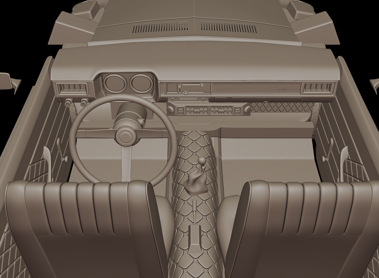 ford pinto 1973 3d print model