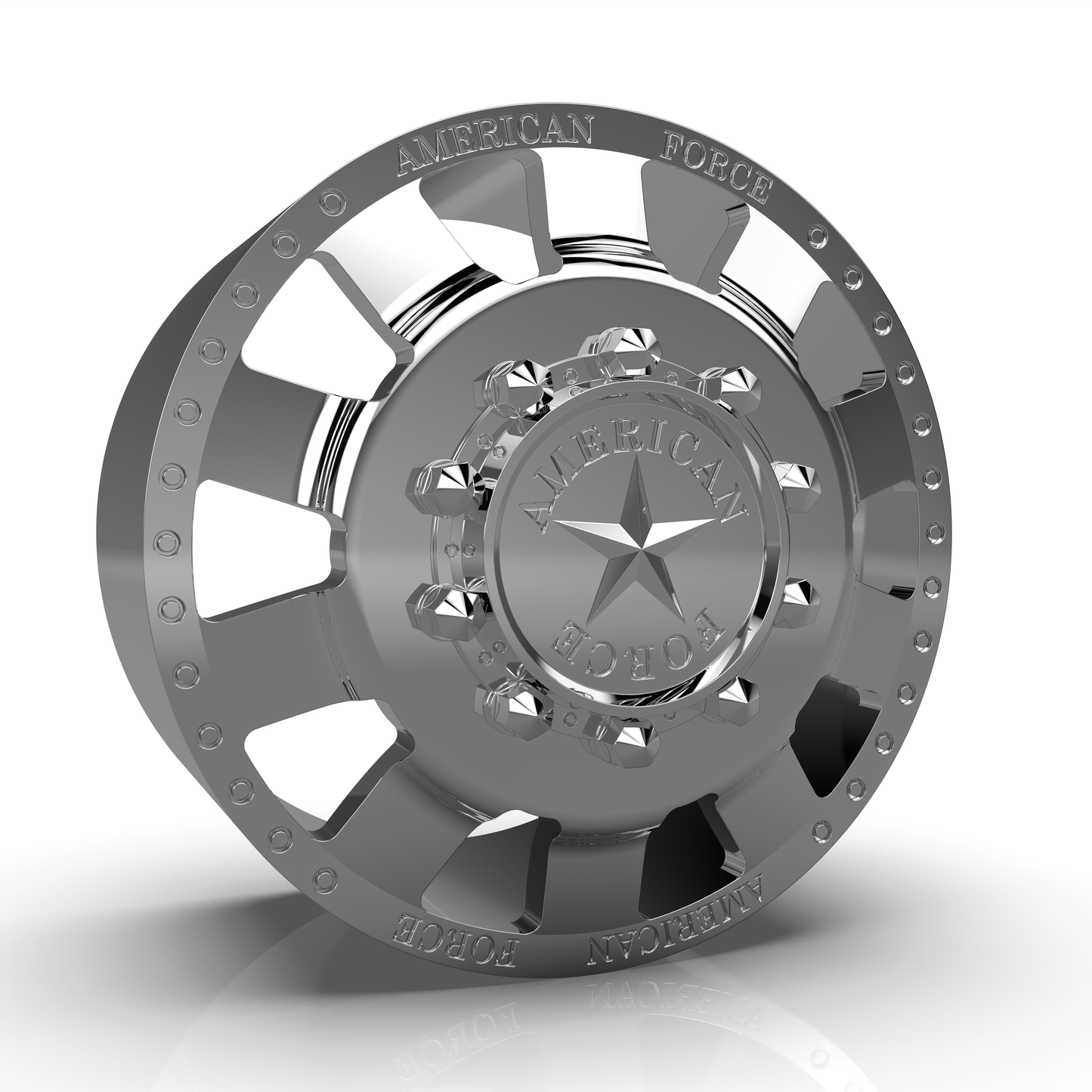STL FILE AMERICAN FORCE 23 BOLT DRW WHEEL 3D MODEL - ARTISTIT