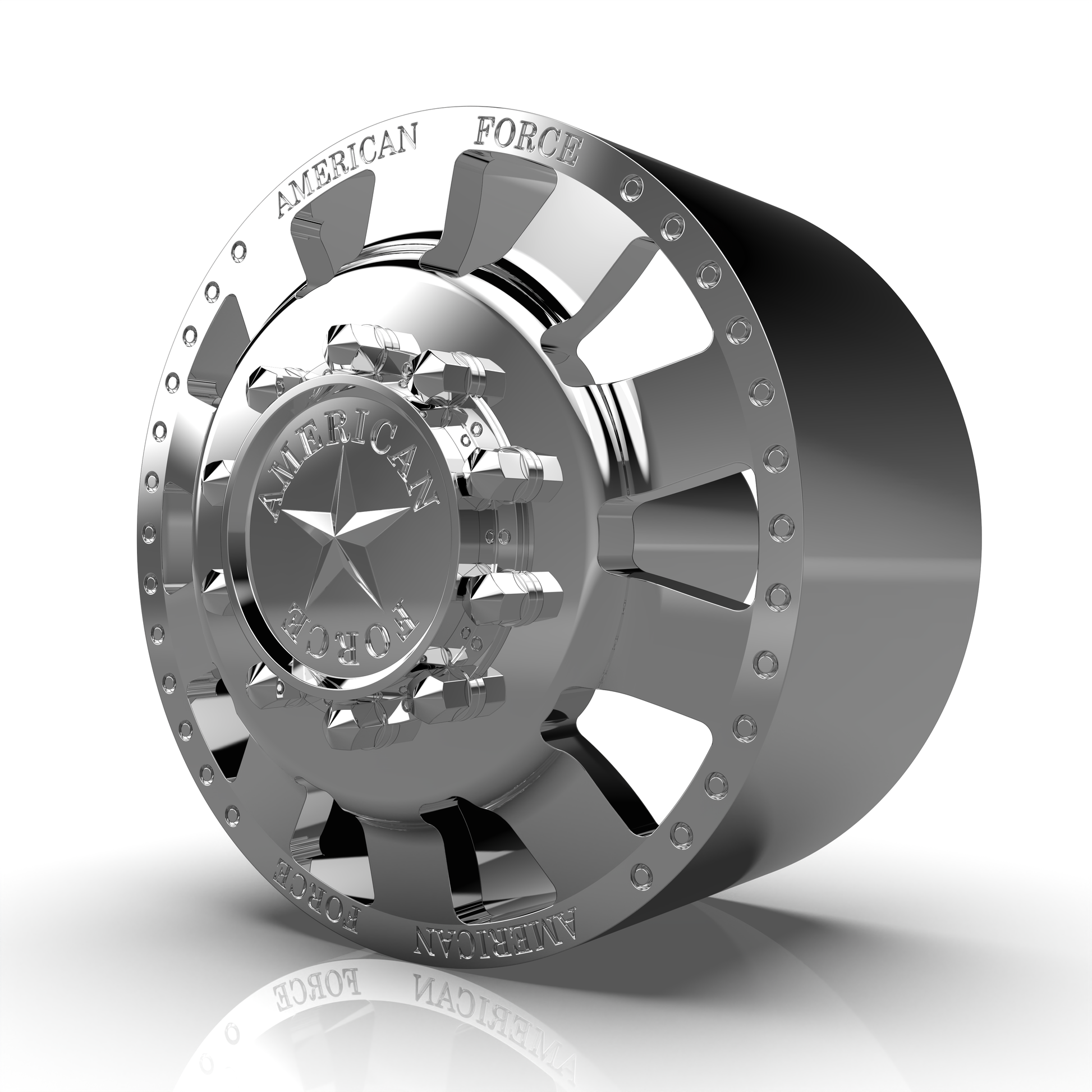 STL FILE AMERICAN FORCE 23 BOLT DRW WHEEL 3D MODEL - ARTISTIT