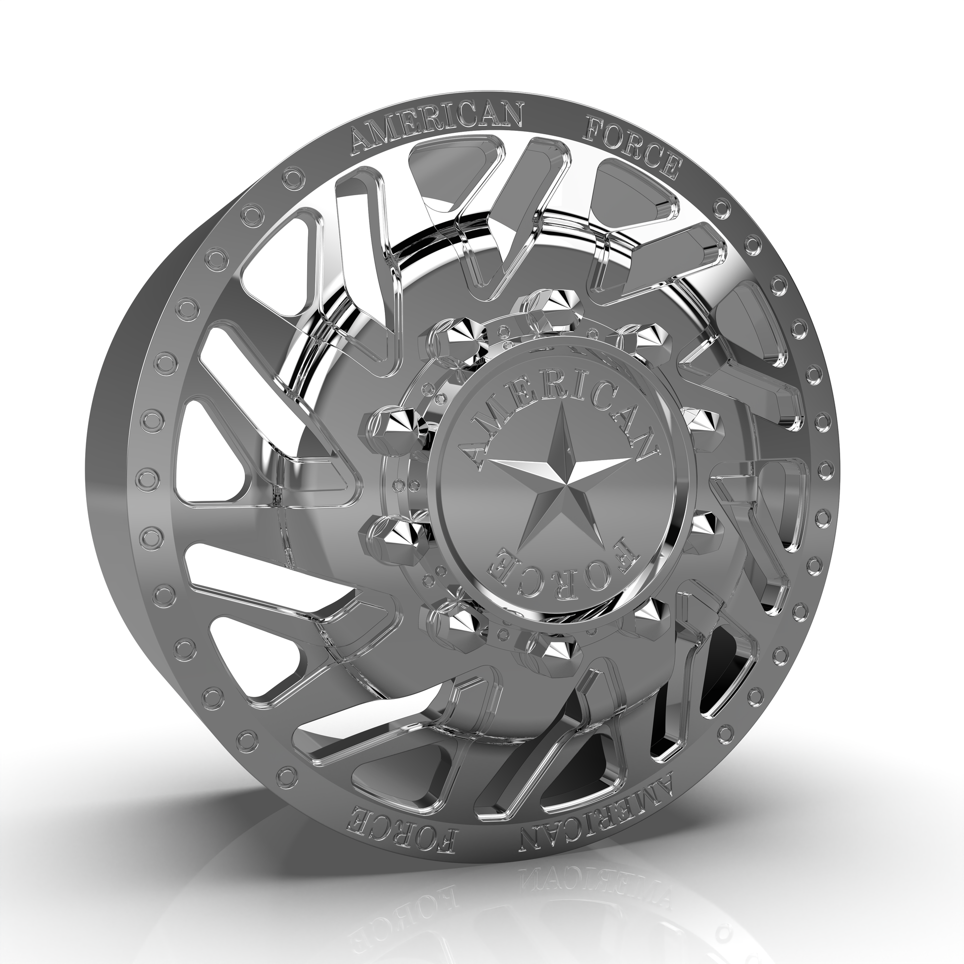 STL FILE AMERICAN FORCE N13 DERANGE DRW WHEEL 3D MODEL - ARTISTIT