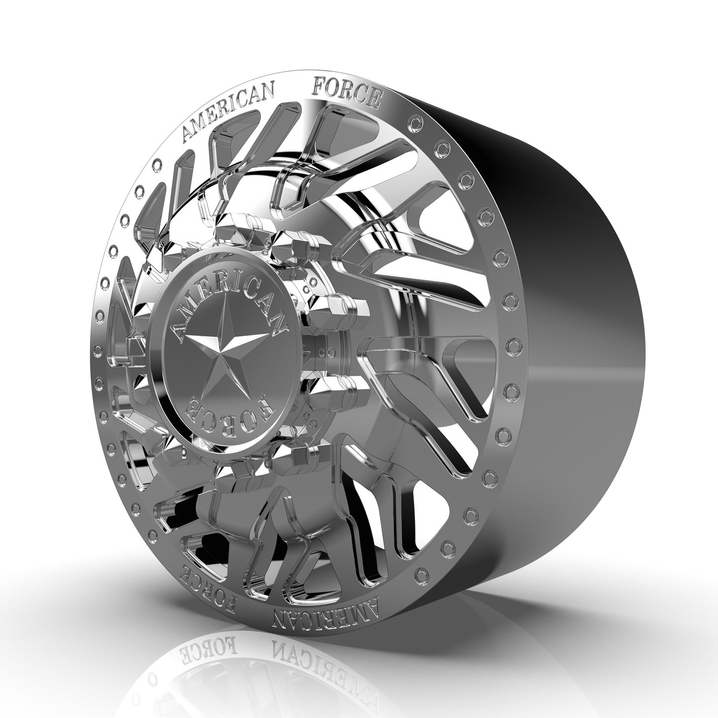 STL FILE AMERICAN FORCE N13 DERANGE DRW WHEEL 3D MODEL - ARTISTIT