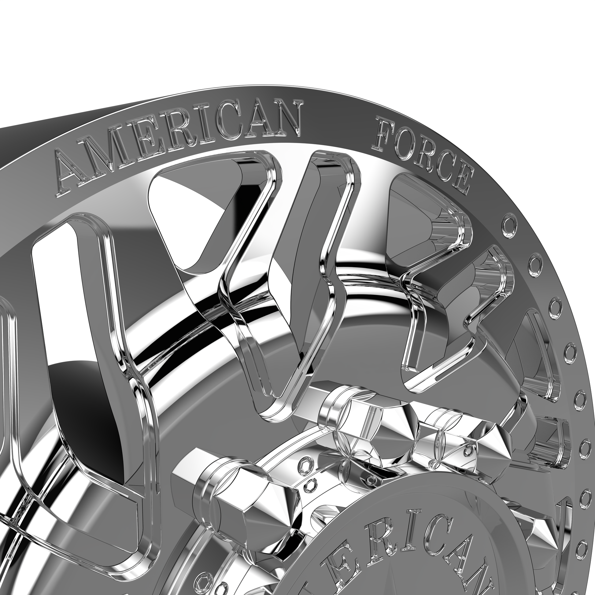 STL FILE AMERICAN FORCE N13 DERANGE DRW WHEEL 3D MODEL - ARTISTIT