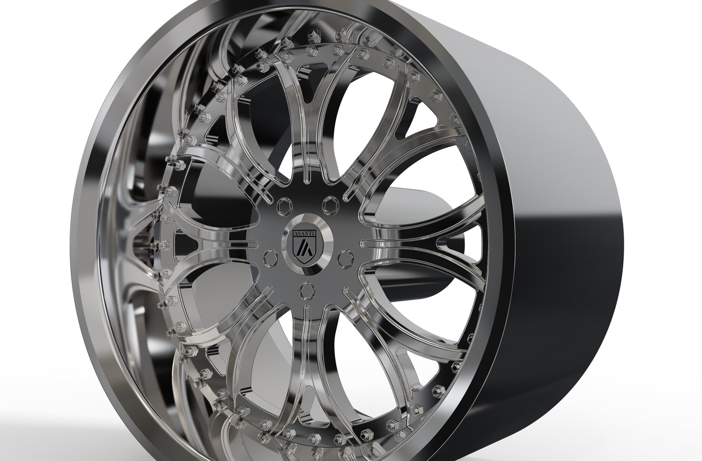 STL FILE ASANTI AF154 WHEEL 3D MODEL - ARTISTIT