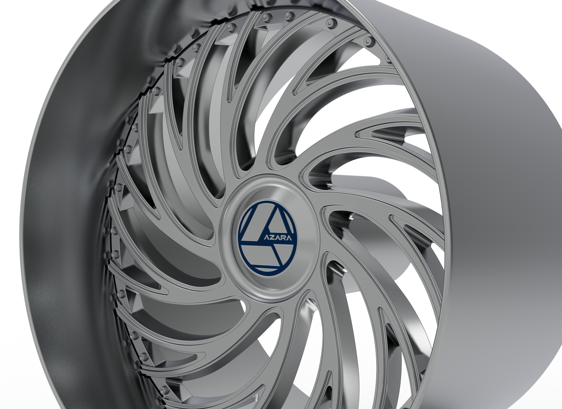 STL FILE AZARA AZX-101 WHEEL 3D MODEL - ARTISTIT