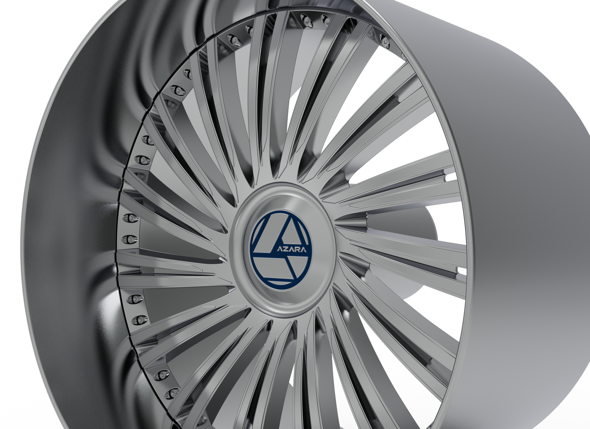 STL FILE AZARA AZX-102 WHEEL 3D MODEL - ARTISTIT