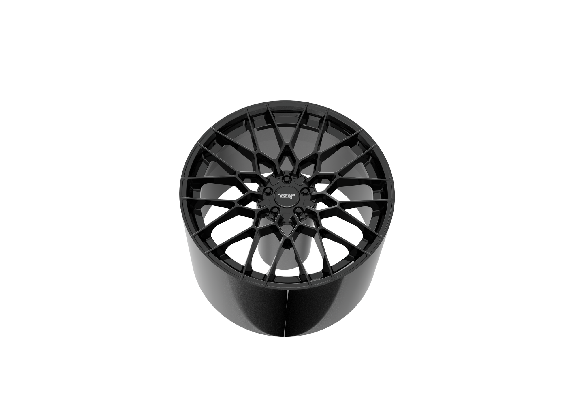 STL FILE AMERICAN RACING BARRAGE WHEEL 3D MODEL - ARTISTIT