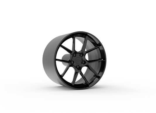 STL FILE AMERICAN RACING BISHOP WHEEL 3D MODEL - ARTISTIT