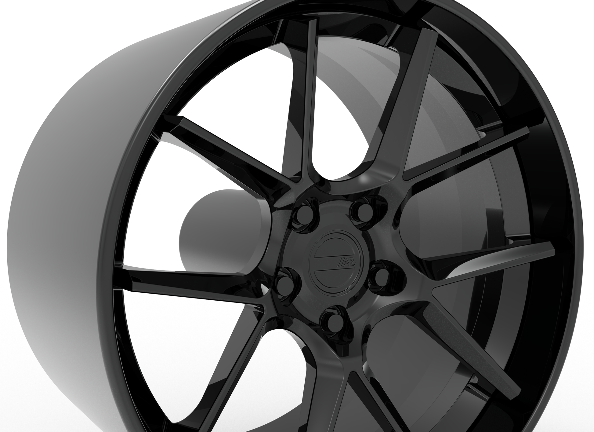 STL FILE AMERICAN RACING BISHOP WHEEL 3D MODEL - ARTISTIT