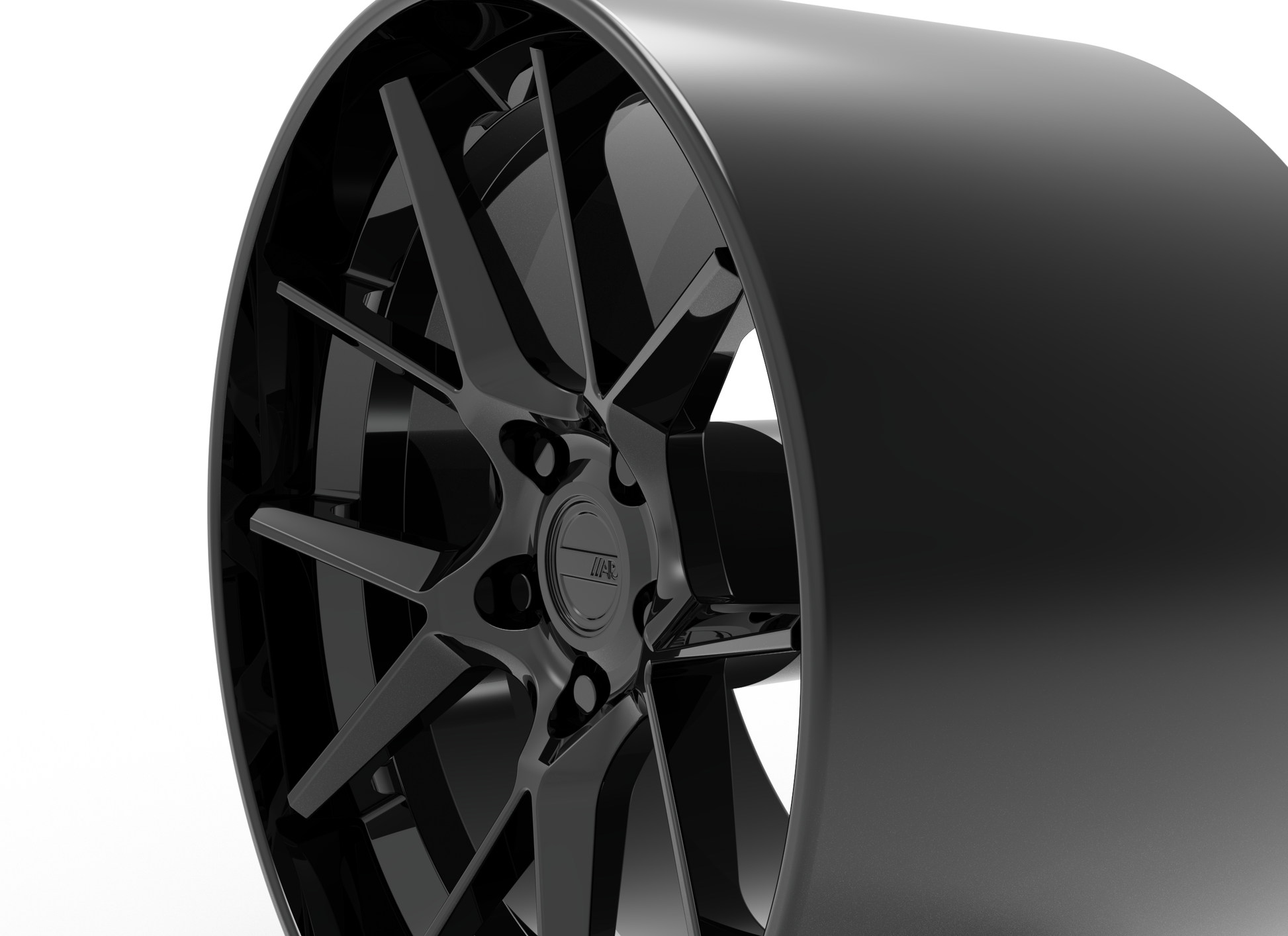 STL FILE AMERICAN RACING BISHOP WHEEL 3D MODEL - ARTISTIT