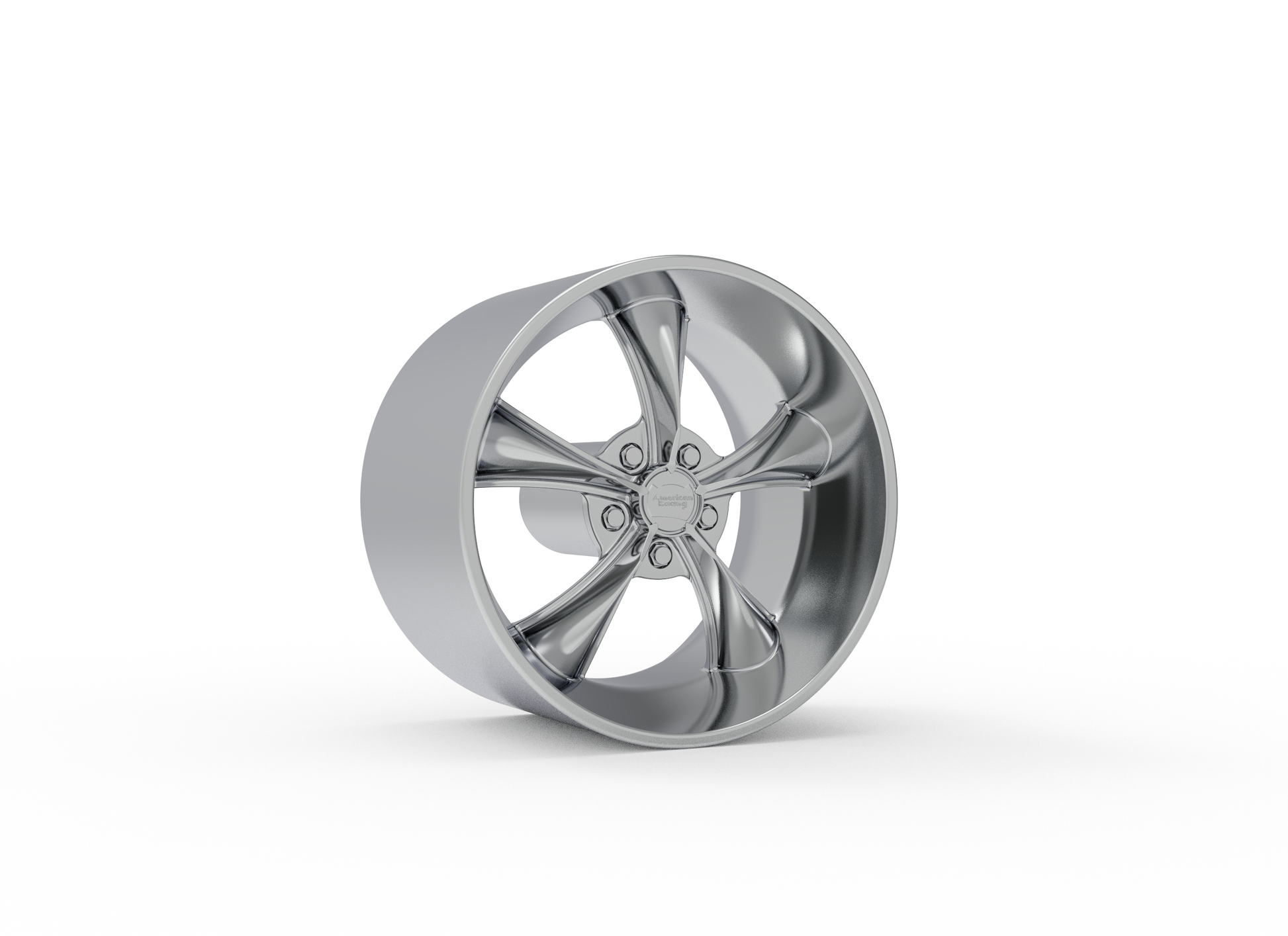 STL FILE AMERICAN RACING BOSS TT WHEEL 3D MODEL - ARTISTIT