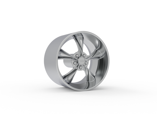 STL FILE AMERICAN RACING BOSS TT WHEEL 3D MODEL - ARTISTIT