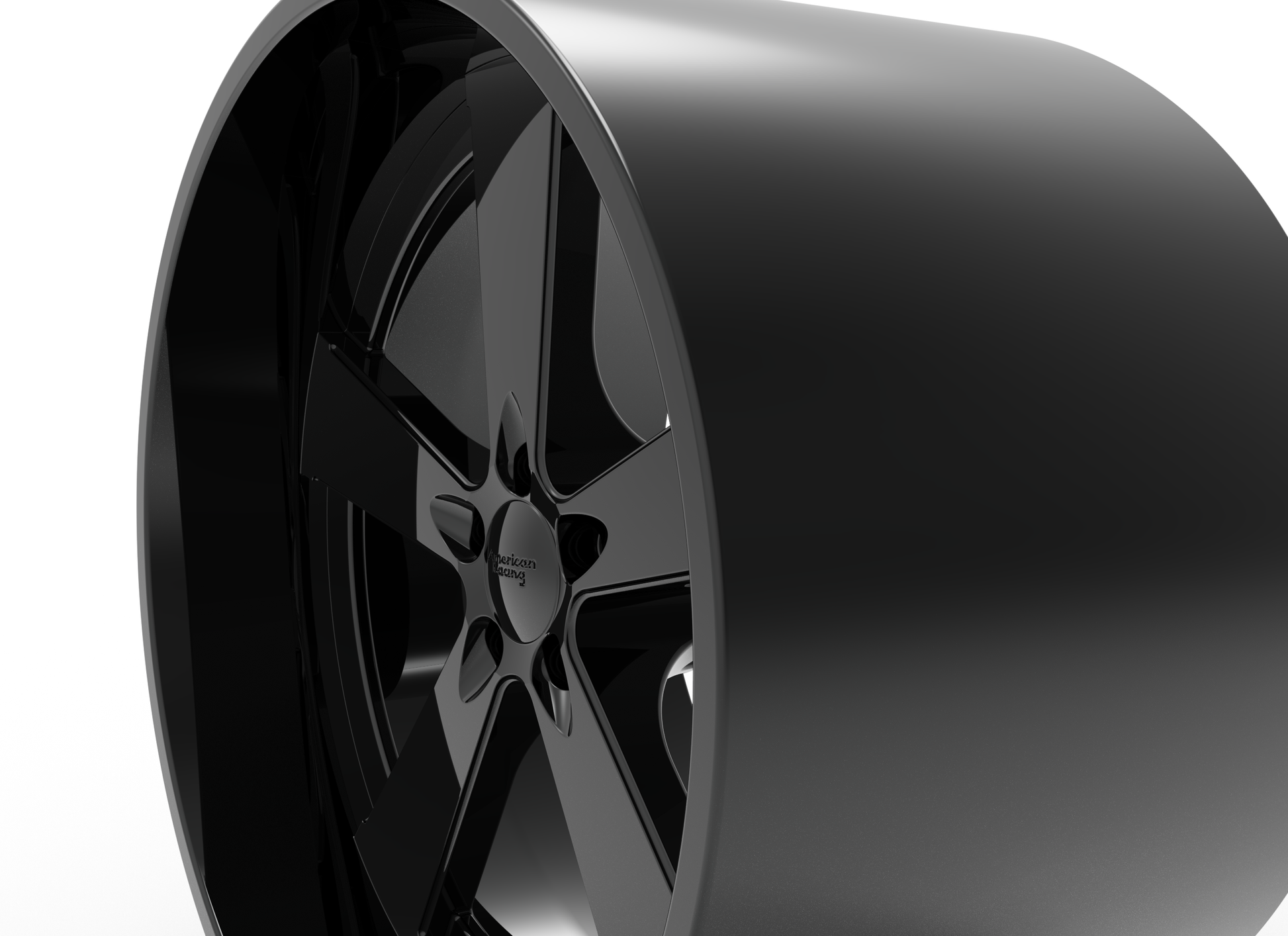 STL FILE AMERICAN RACING BURNOUT WHEEL 3D MODEL - ARTISTIT