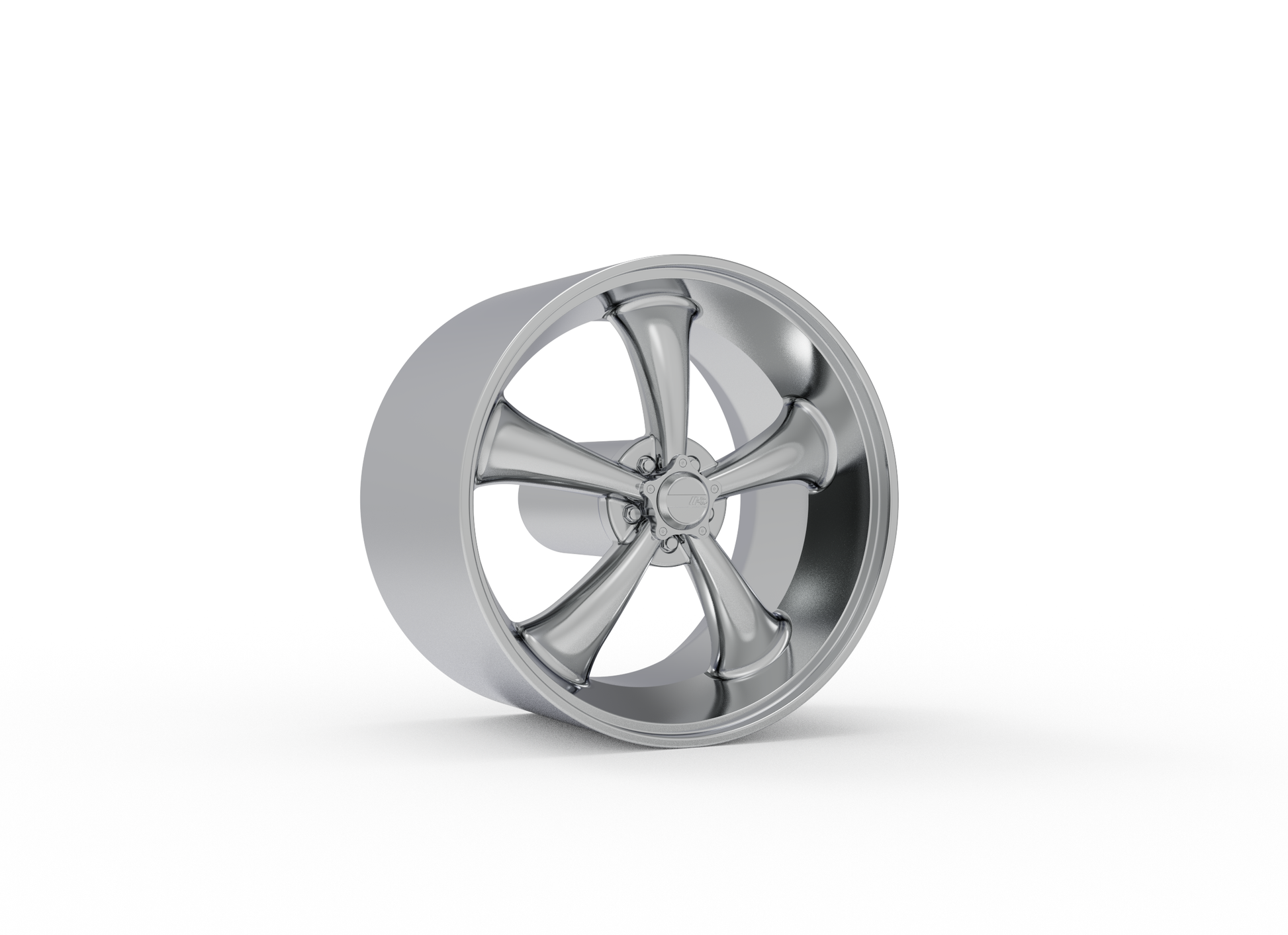 STL FILE AMERICAN RACING CLASSIC TORQ THRUST II WHEEL 3D MODEL - ARTISTIT
