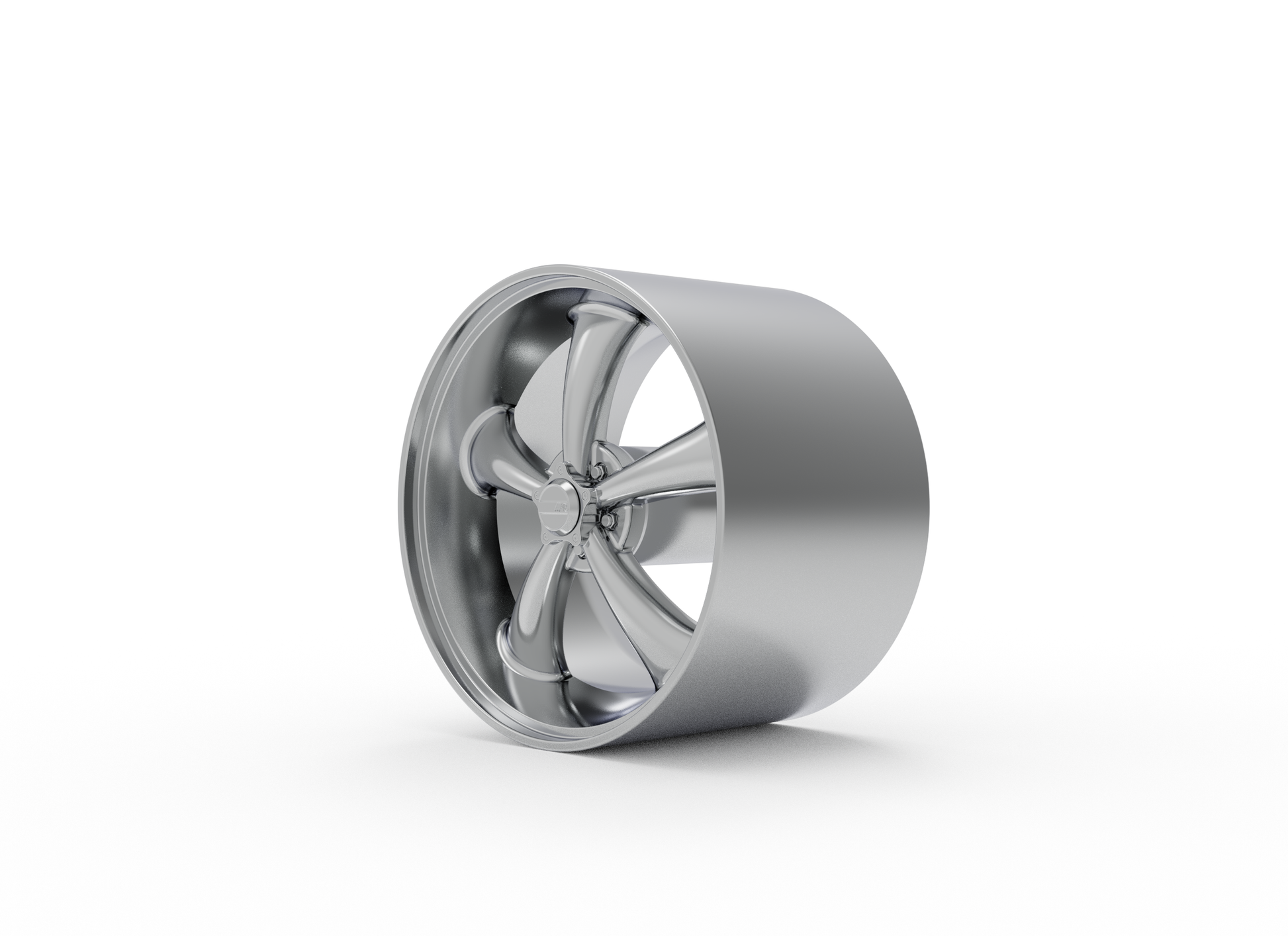 STL FILE AMERICAN RACING CLASSIC TORQ THRUST II WHEEL 3D MODEL - ARTISTIT