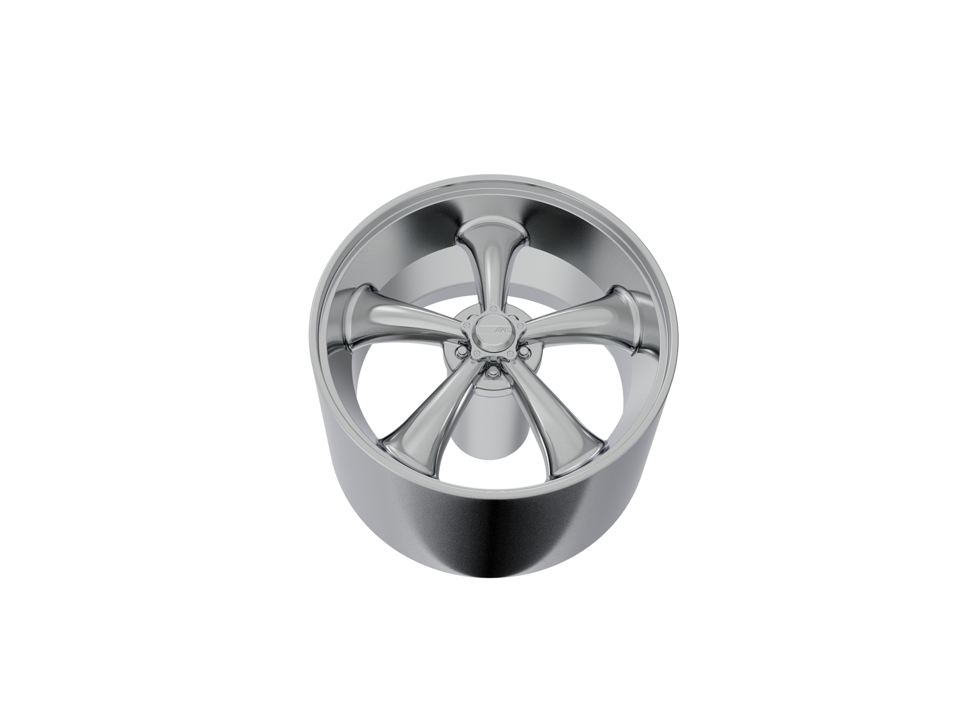 STL FILE AMERICAN RACING CLASSIC TORQ THRUST II WHEEL 3D MODEL - ARTISTIT