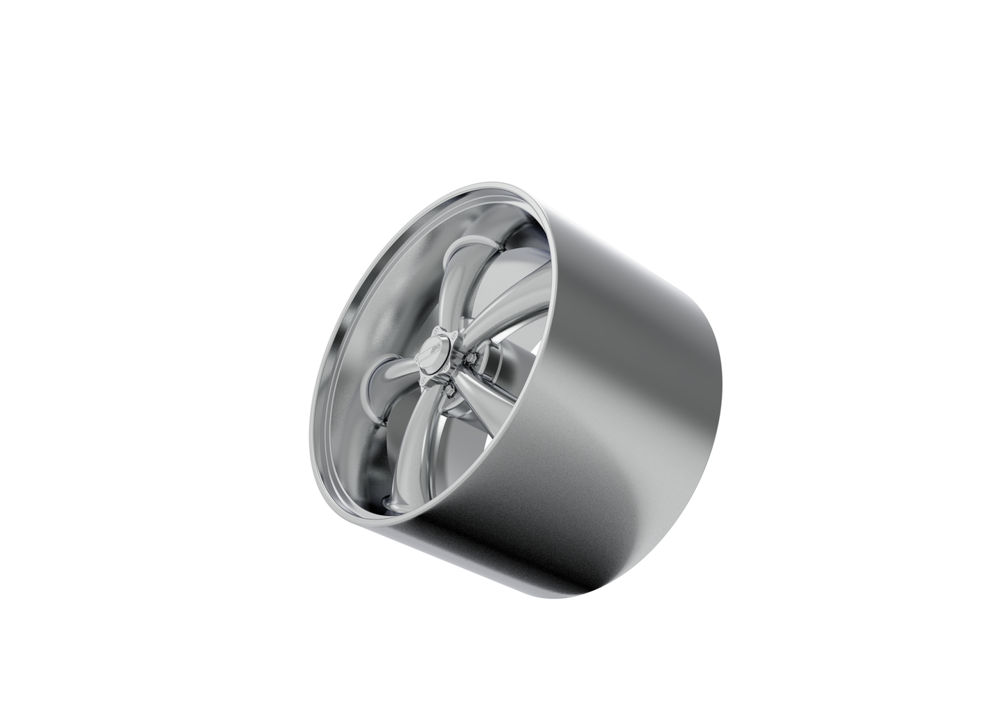 STL FILE AMERICAN RACING CLASSIC TORQ THRUST II WHEEL 3D MODEL - ARTISTIT