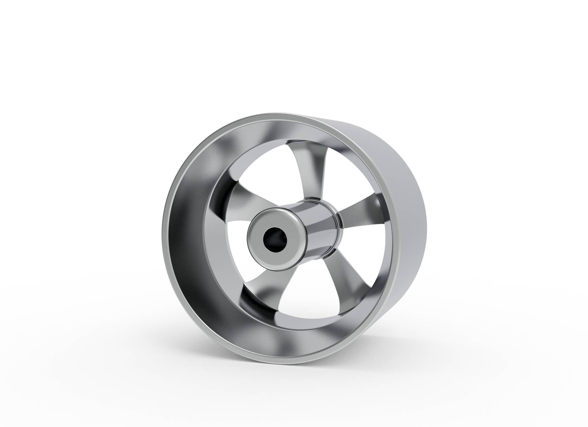 STL FILE AMERICAN RACING CLASSIC TORQ THRUST II WHEEL 3D MODEL - ARTISTIT