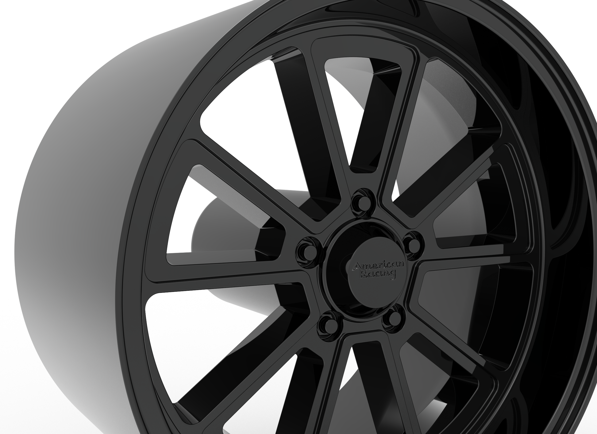 STL FILE AMERICAN RACING DRAFT WHEEL 3D MODEL - ARTISTIT