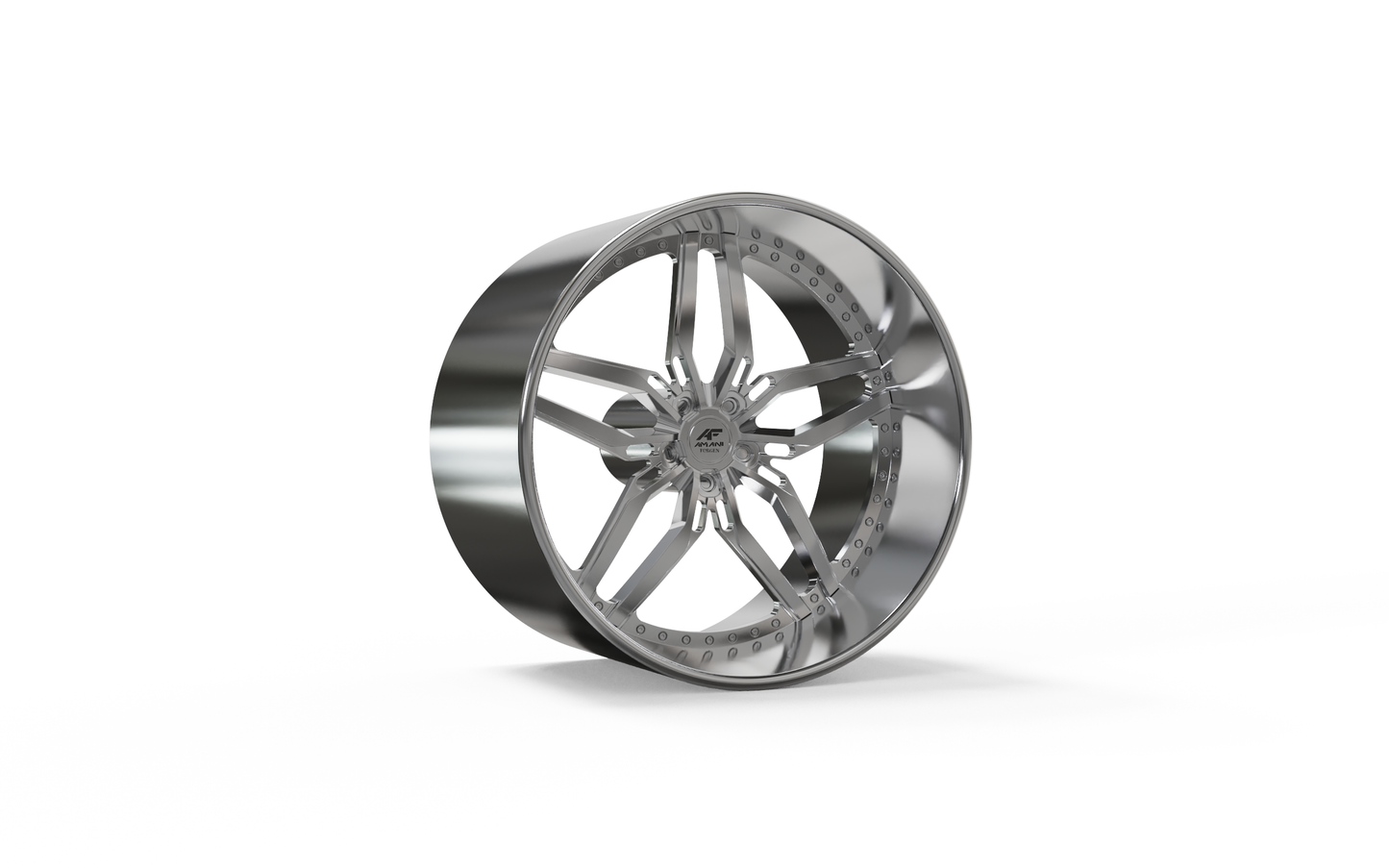 STL FILE AMANI FORGED DRIFT ORIGINAL WHEEL 3D MODEL - ARTISTIT
