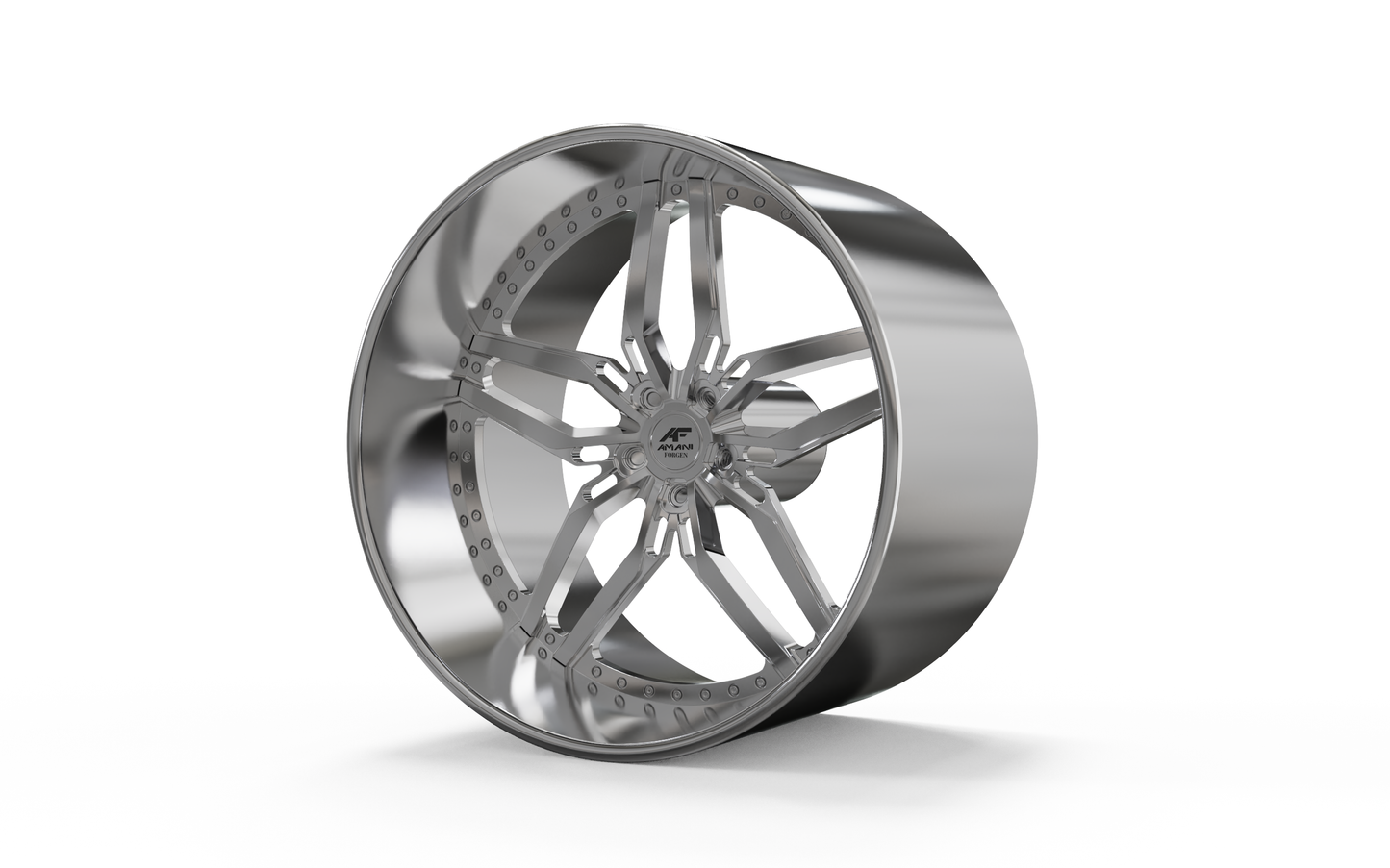 STL FILE AMANI FORGED DRIFT ORIGINAL WHEEL 3D MODEL - ARTISTIT