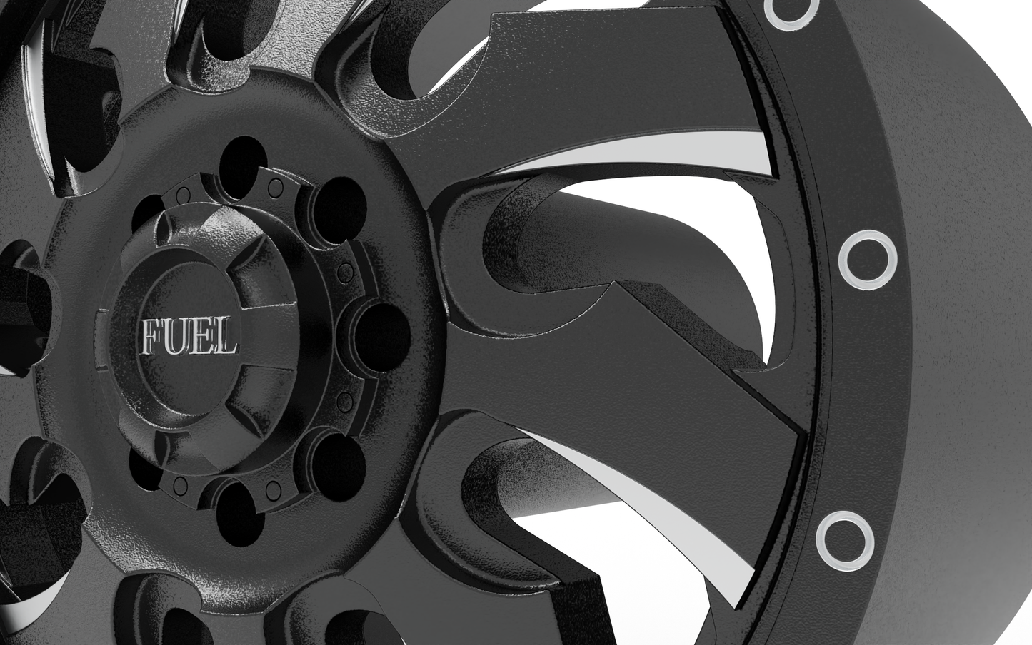 STL FILE FUEL FRONT CLEAVER WHEEL 3D MODEL - ARTISTIT