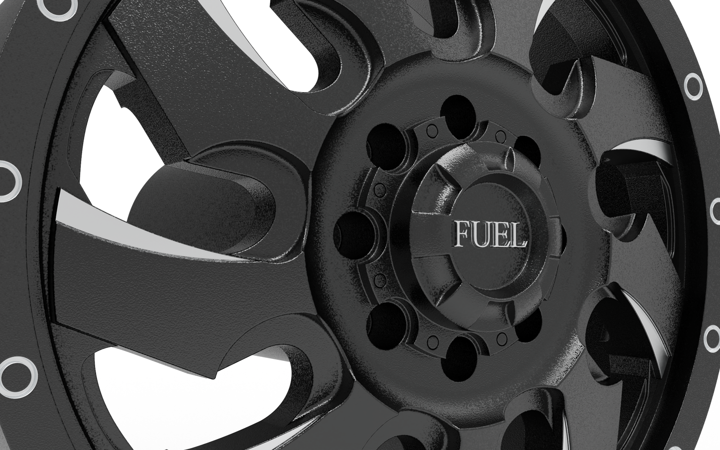 STL FILE FUEL FRONT CLEAVER WHEEL 3D MODEL - ARTISTIT