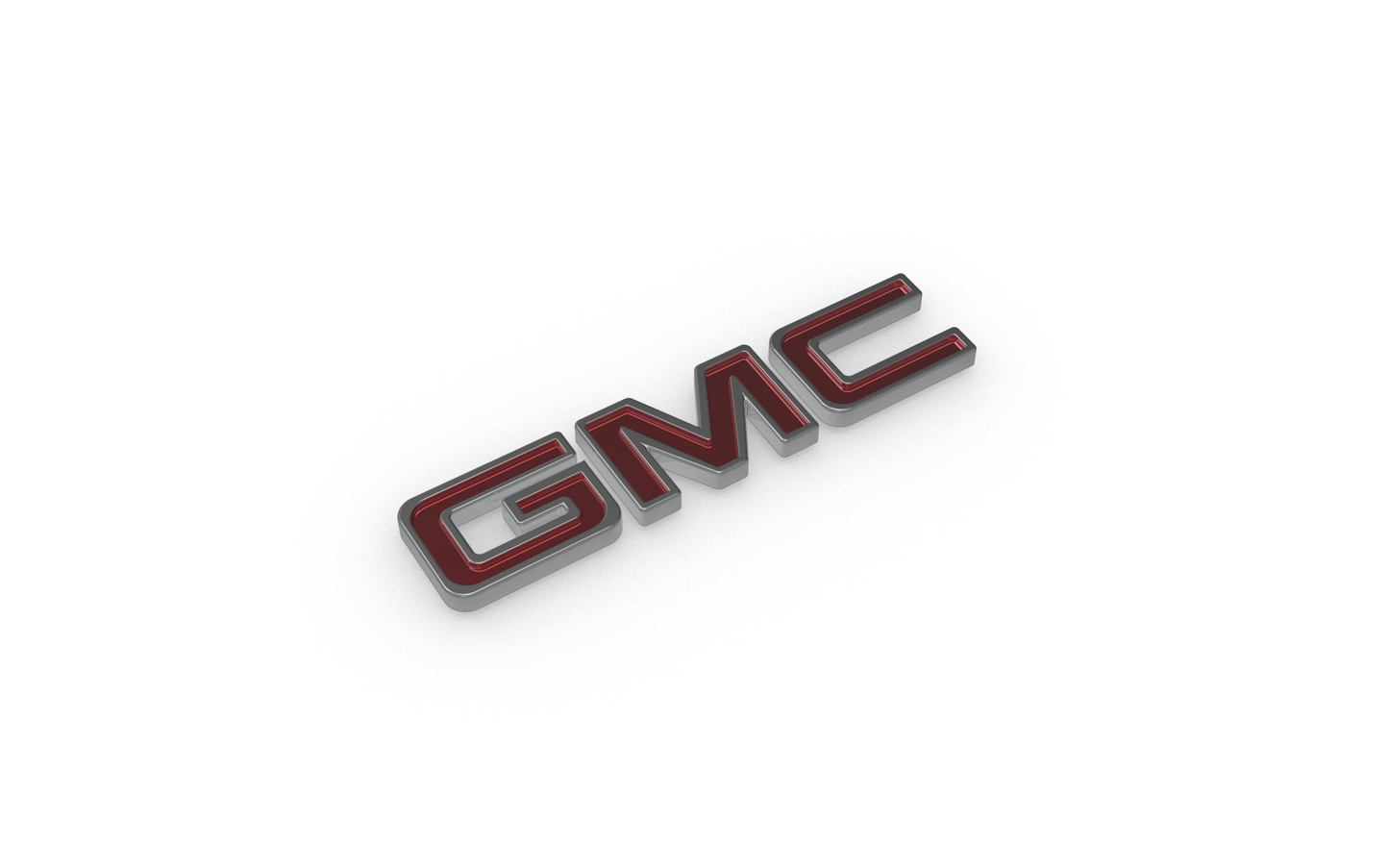 STL FILE GMC LOGO 3D MODEL - ARTISTIT