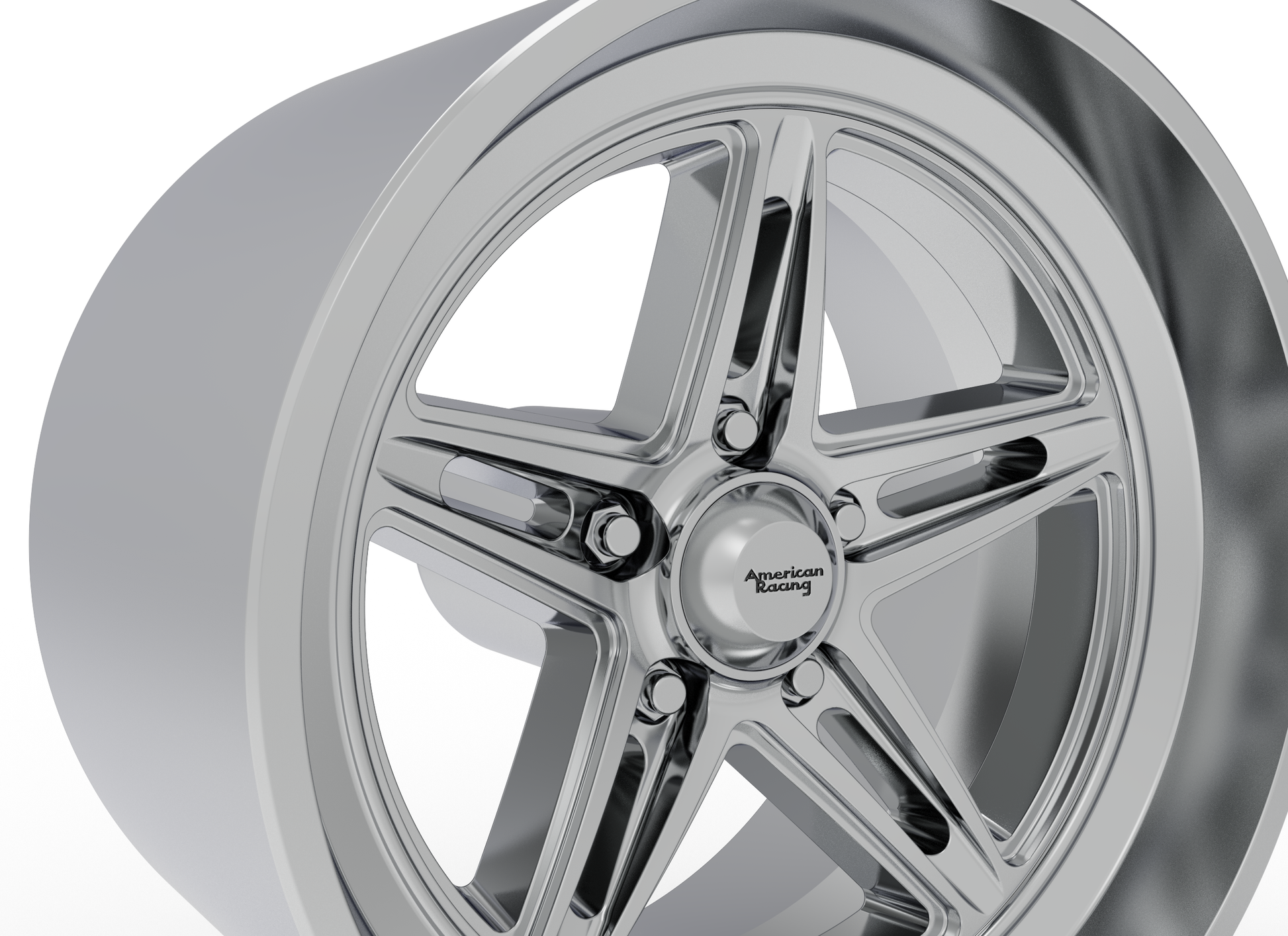 STL FILE AMERICAN RACING GROOVE WHEEL 3D MODEL - ARTISTIT