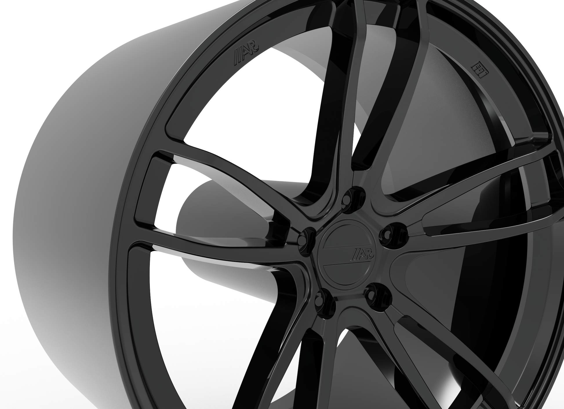 STL FILE AMERICAN RACING MACH FIVE WHEEL 3D MODEL - ARTISTIT