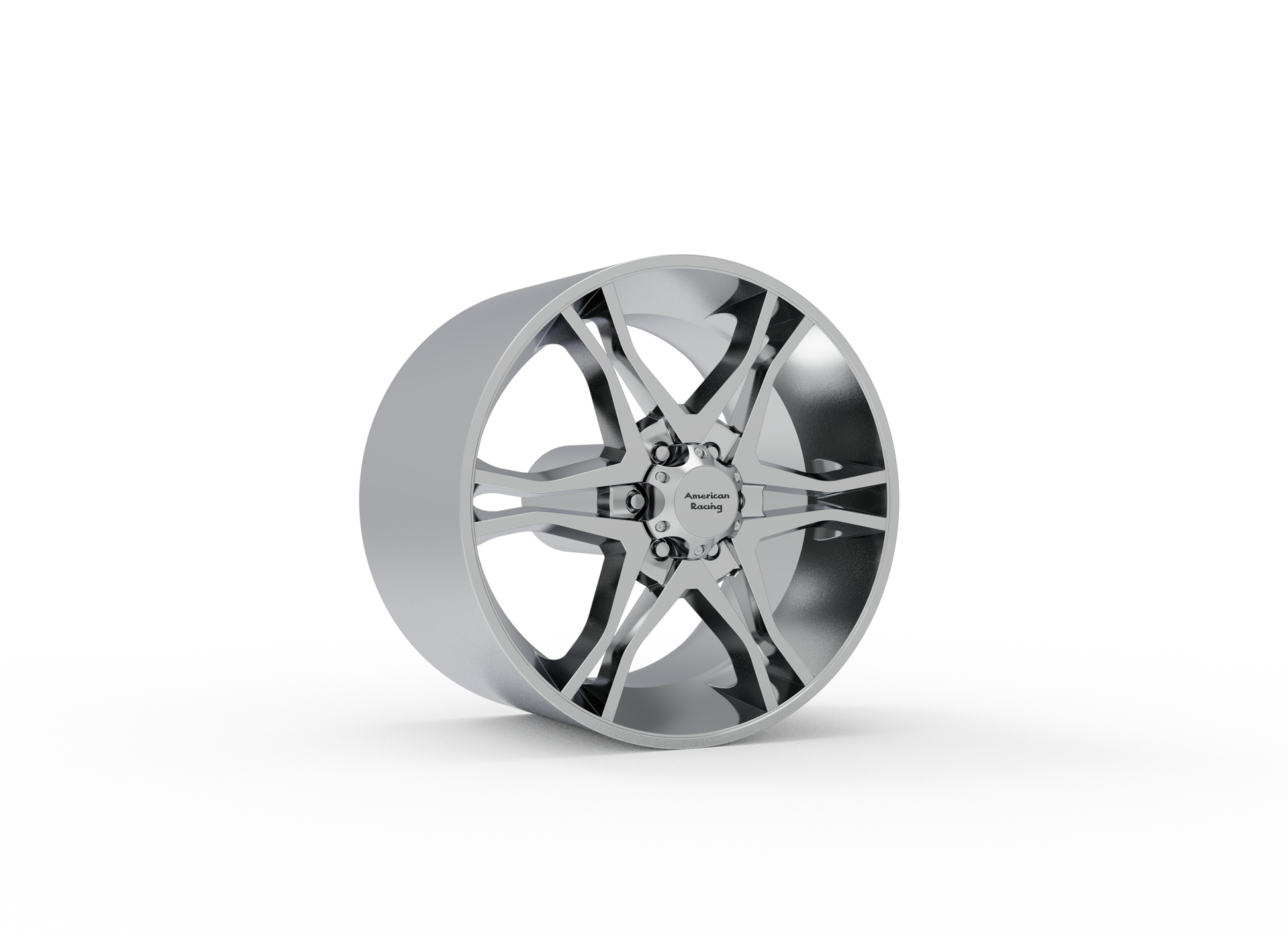 STL FILE AMERICAN RACING MAINLINE WHEEL 3D MODEL - ARTISTIT