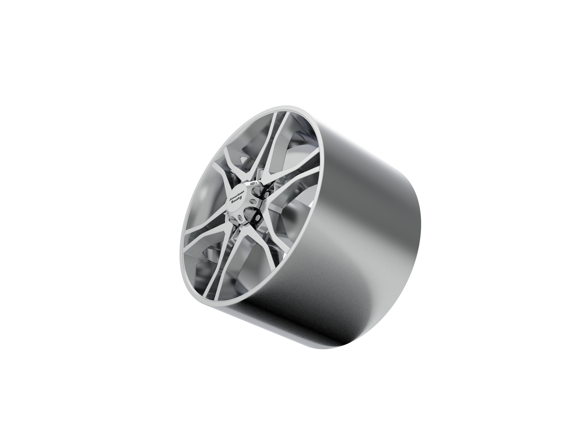 STL FILE AMERICAN RACING MAINLINE WHEEL 3D MODEL - ARTISTIT