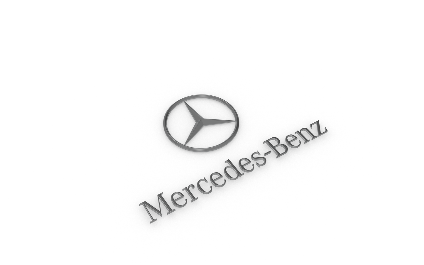 STL FILE Mercedes LOGO 3D MODEL - ARTISTIT