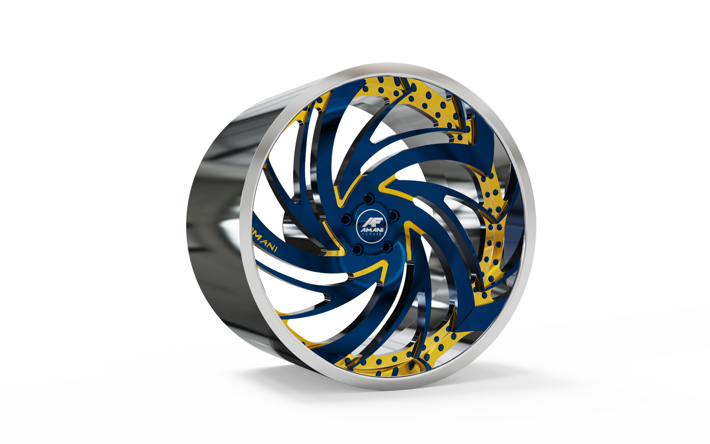 STL FILE AMANI FORGED Original Quando WHEEL 3D MODEL - ARTISTIT