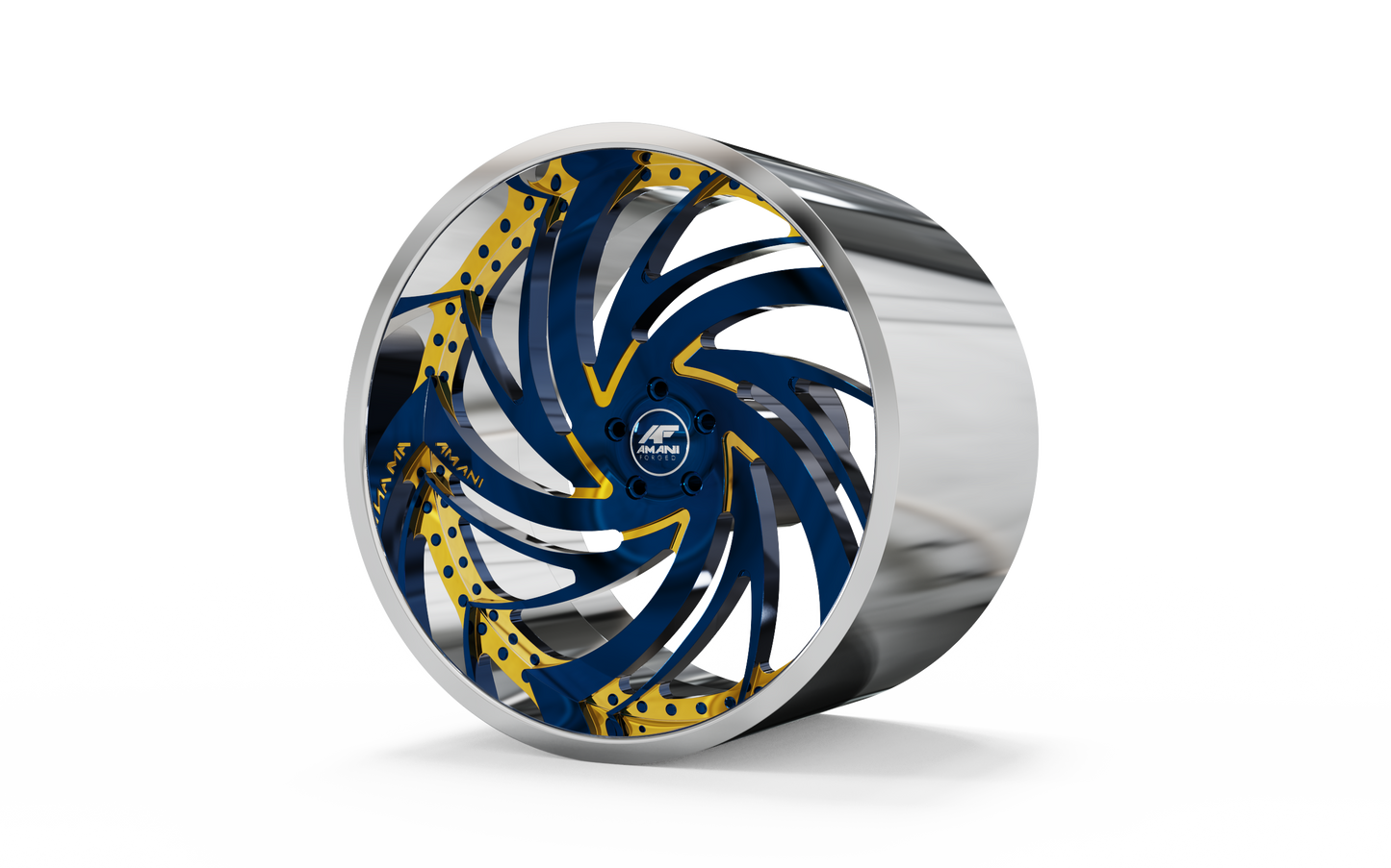 STL FILE AMANI FORGED Original Quando WHEEL 3D MODEL - ARTISTIT