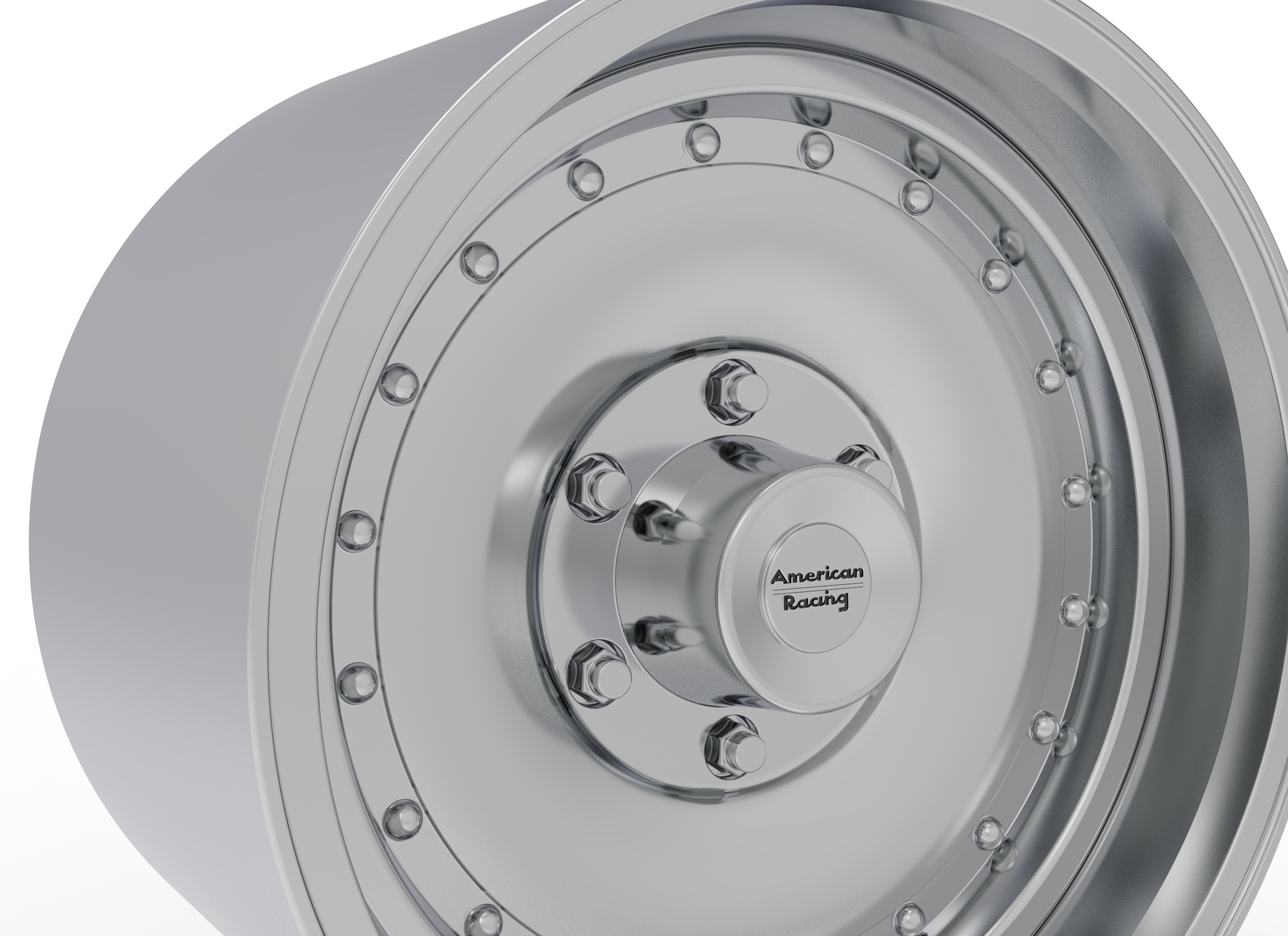 STL FILE AMERICAN RACING OUTLAW I WHEEL 3D MODEL - ARTISTIT